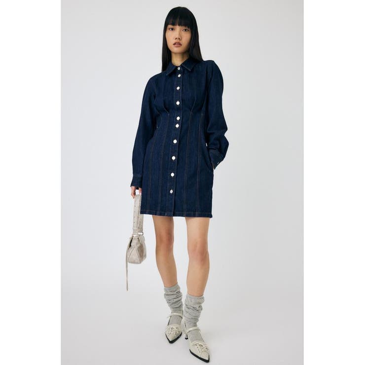 One Wash1 | WAIST TUCK ミニドレス | MOUSSY OUTLET