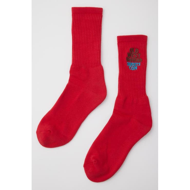 RED | メッセージアソートソックス | RODEO CROWNS WIDE BOWL