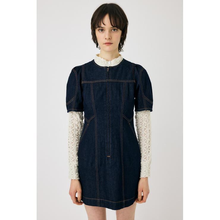 FRONT ZIP MINI ドレス | MOUSSY OUTLET | 詳細画像13 