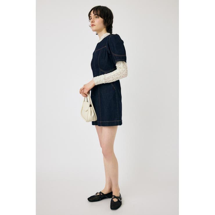 FRONT ZIP MINI ドレス | MOUSSY OUTLET | 詳細画像9 
