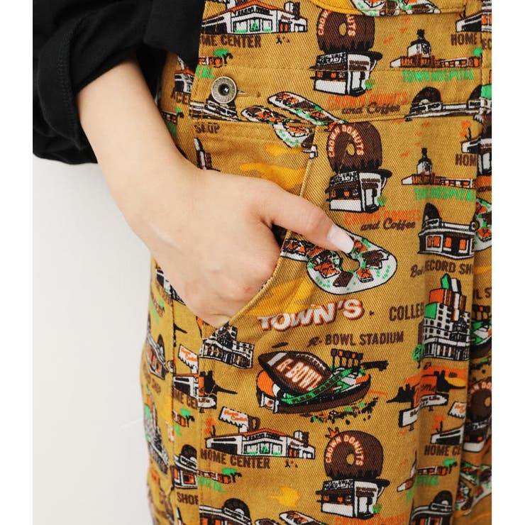 TOWN TEX サロペット[品番：BJLW0018925]｜RODEO CROWNS WIDE BOWL 