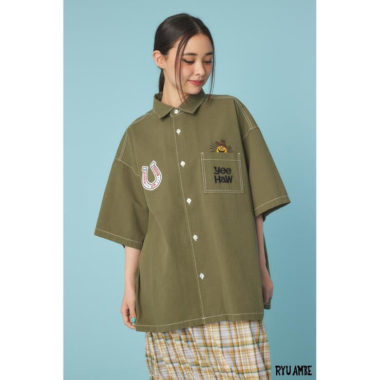 (Ryu Ambe)Yee Haw シャツ | RODEO CROWNS WIDE BOWL | 詳細画像32 