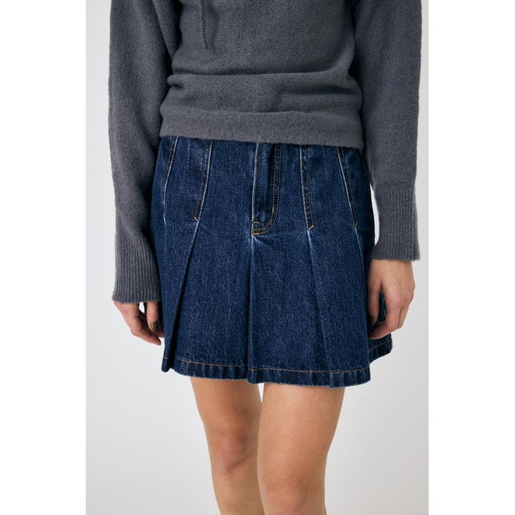 PLEATED デニムミニスカート | MOUSSY OUTLET | 詳細画像3 