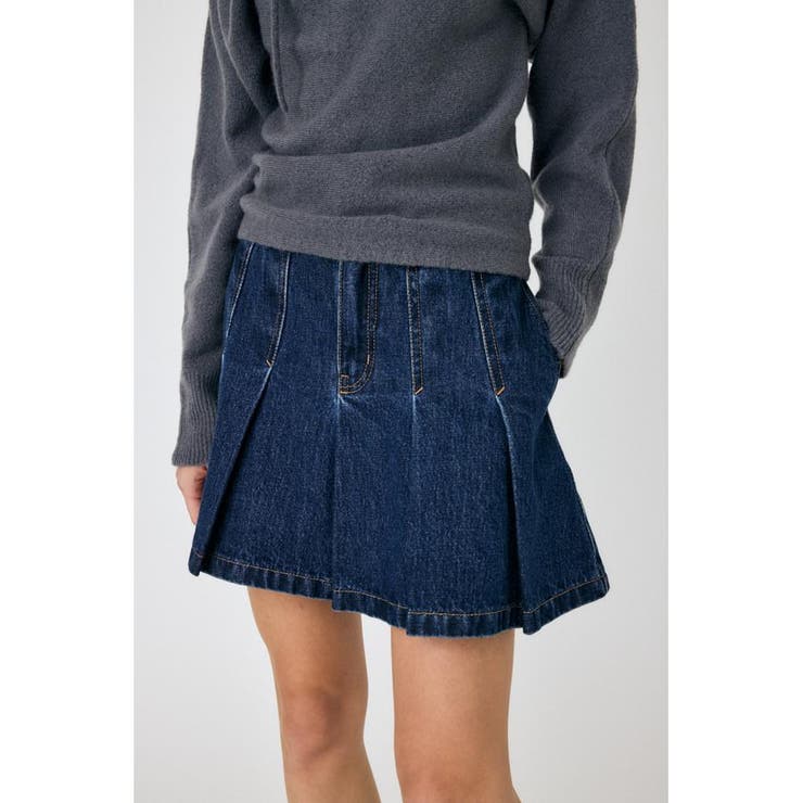PLEATED デニムミニスカート | MOUSSY OUTLET | 詳細画像4 