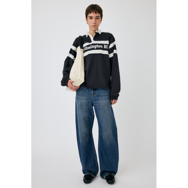 SHIRRING RUGBY シャツ | MOUSSY OUTLET | 詳細画像1 