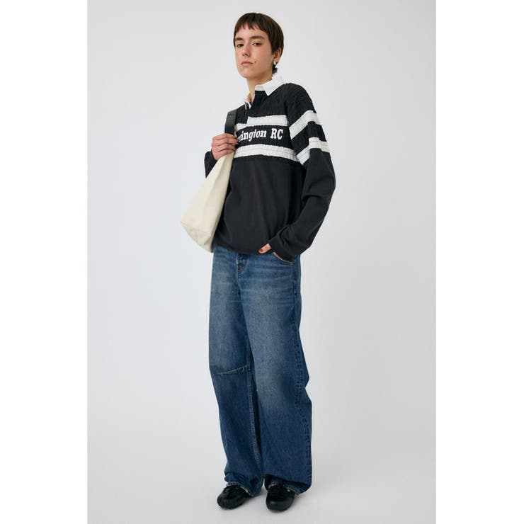 SHIRRING RUGBY シャツ | MOUSSY OUTLET | 詳細画像2 