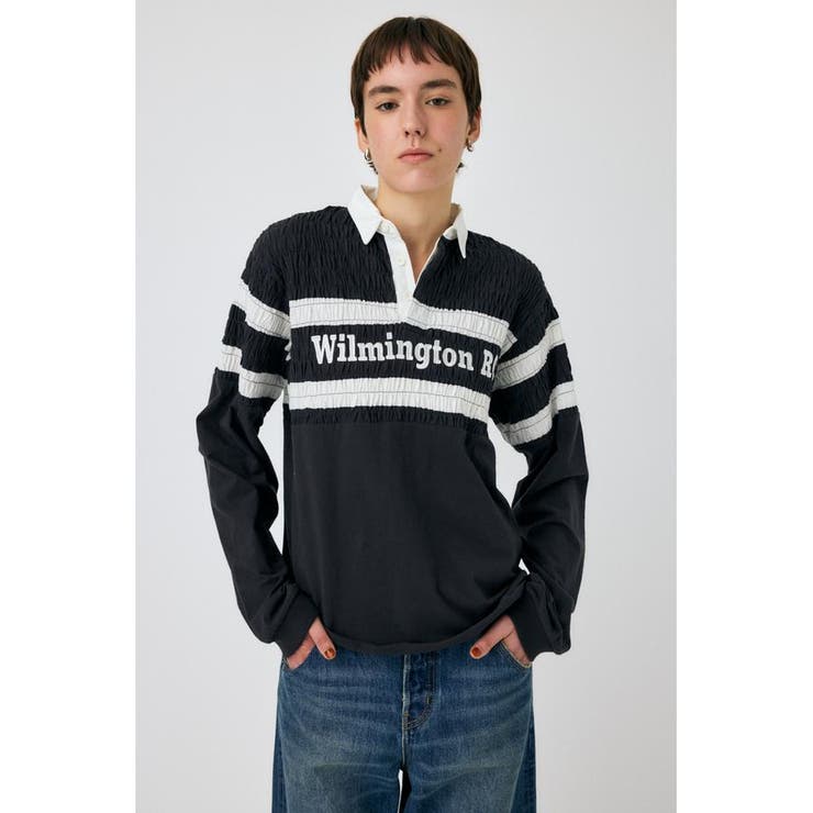 SHIRRING RUGBY シャツ | MOUSSY OUTLET | 詳細画像4 