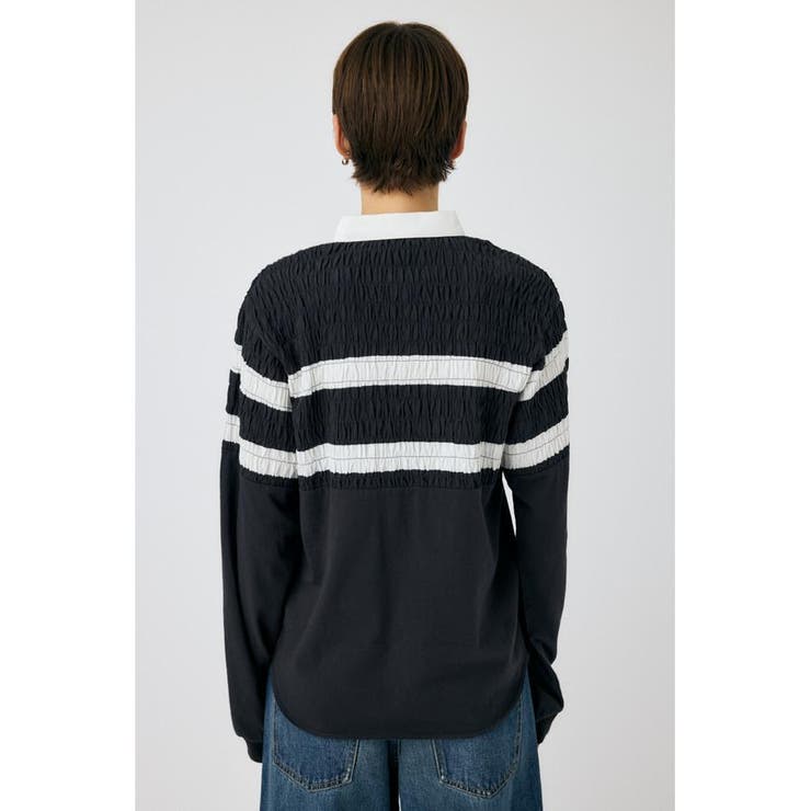 SHIRRING RUGBY シャツ | MOUSSY OUTLET | 詳細画像7 