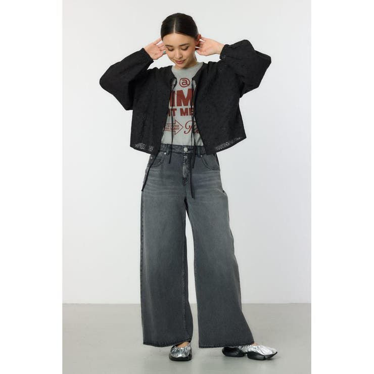 ノーカラーレースカーディガン | RODEO CROWNS WIDE BOWL | 詳細画像18 