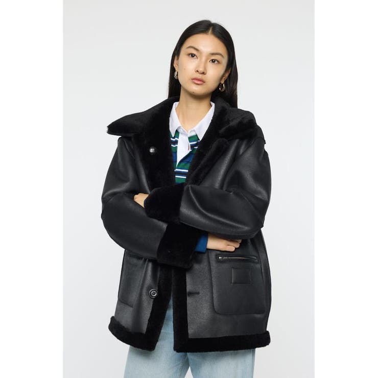 SHEARLING OVER MIDDLE ジャケット | MOUSSY OUTLET | 詳細画像2 