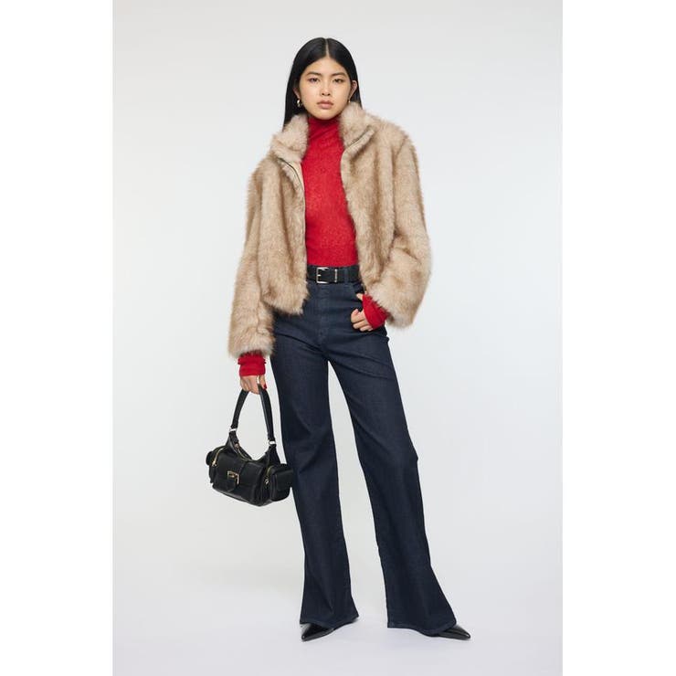 SHEER TURTLE NECK ニットトップス | MOUSSY OUTLET | 詳細画像14 