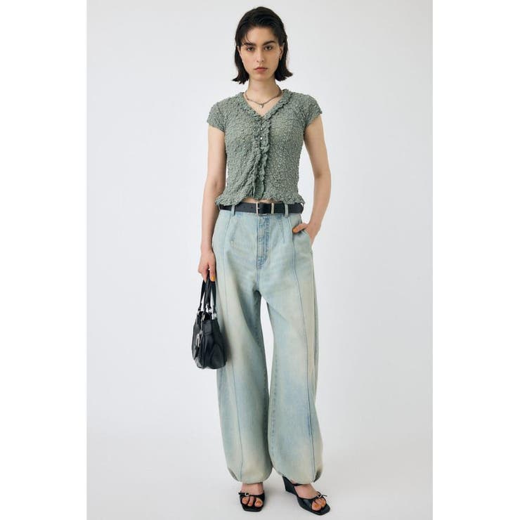 PIN TUCK COCOON STRAIGHT | MOUSSY OUTLET | 詳細画像2 