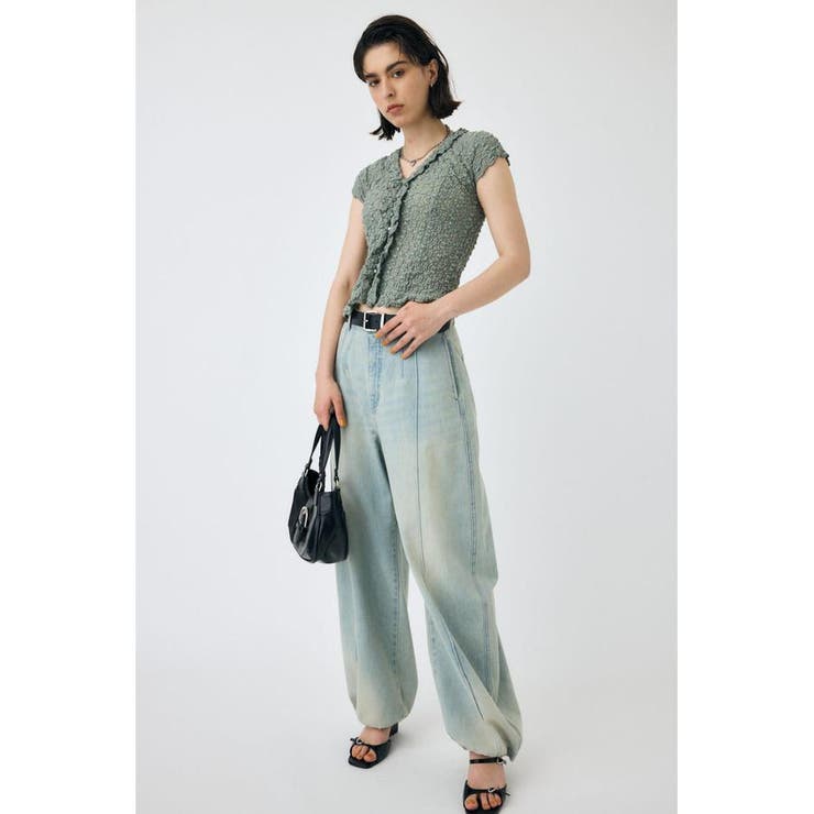 PIN TUCK COCOON STRAIGHT | MOUSSY OUTLET | 詳細画像3 