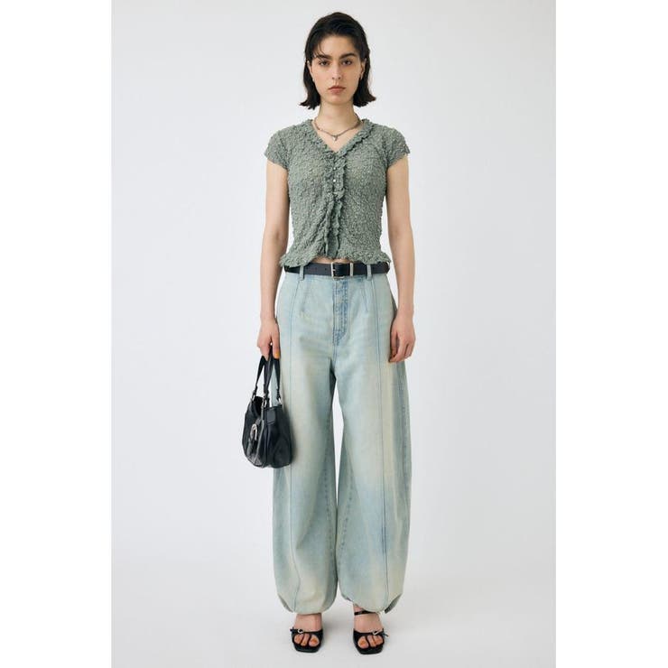 PIN TUCK COCOON STRAIGHT | MOUSSY OUTLET | 詳細画像4 