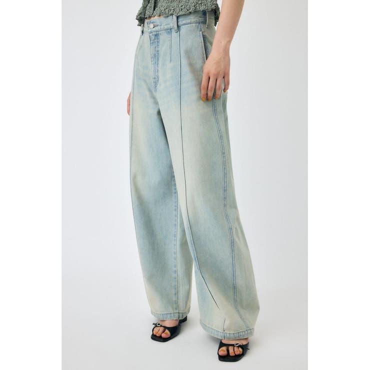 PIN TUCK COCOON STRAIGHT | MOUSSY OUTLET | 詳細画像5 
