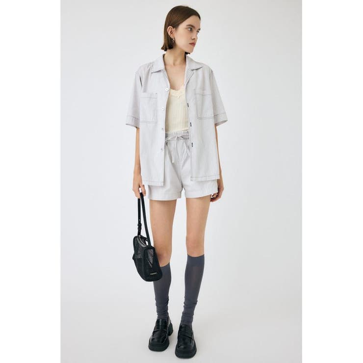OPEN COLLAR シャツ | MOUSSY OUTLET | 詳細画像2 