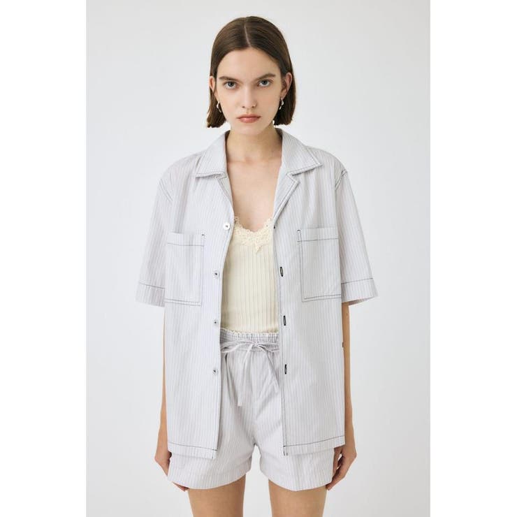 OPEN COLLAR シャツ | MOUSSY OUTLET | 詳細画像6 