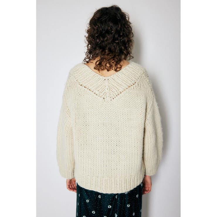 V NECK LOWGAGE ニット | MOUSSY OUTLET | 詳細画像2 