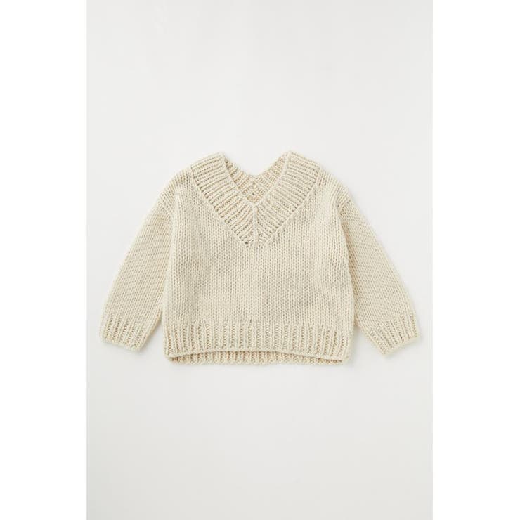 V NECK LOWGAGE ニット | MOUSSY OUTLET | 詳細画像4 