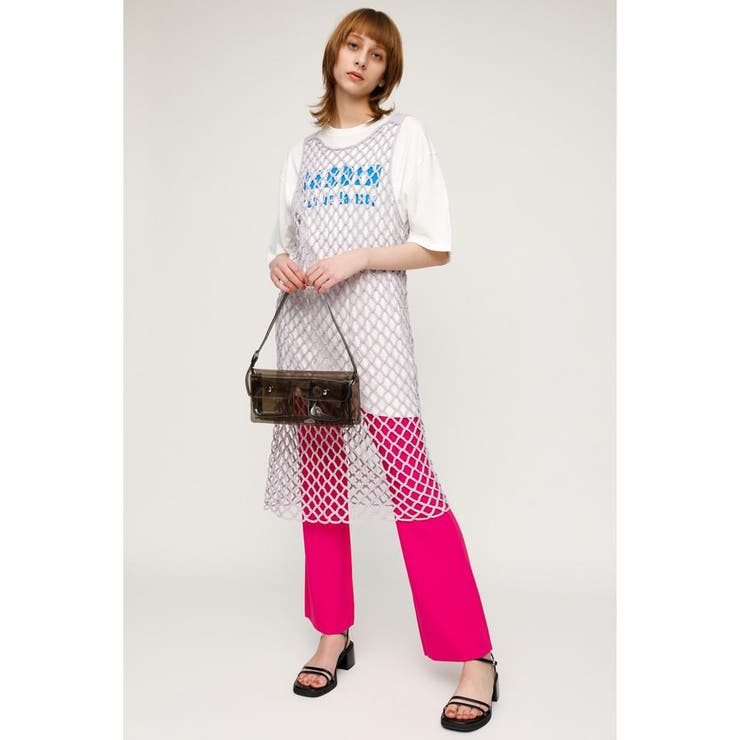 NYLON BLEND COLOR FLARE パンツ[品番：BJLW0023371]｜SLY