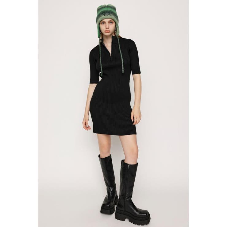 ZIP UP POLY 2P ショートワンピース | SLY OUTLET | 詳細画像6