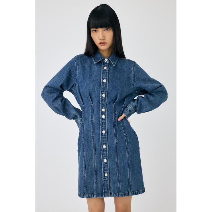 WAIST TUCK ミニドレス | MOUSSY OUTLET | 詳細画像4 