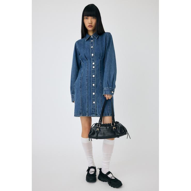 BLU | WAIST TUCK ミニドレス | MOUSSY OUTLET