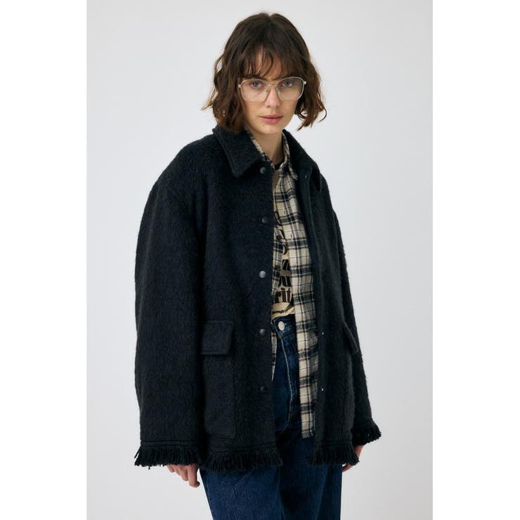 BLK | MIX シャツジャケット | MOUSSY OUTLET