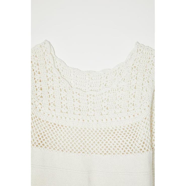 FLARE SLEEVE CROCHET ドレス | MOUSSY OUTLET | 詳細画像6 