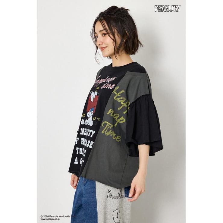 (PEANUTS)カスタムドッキングTシャツ | RODEO CROWNS WIDE BOWL | 詳細画像16 