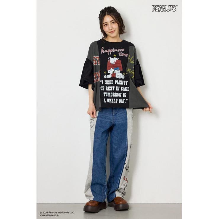(PEANUTS)カスタムドッキングTシャツ | RODEO CROWNS WIDE BOWL | 詳細画像18 
