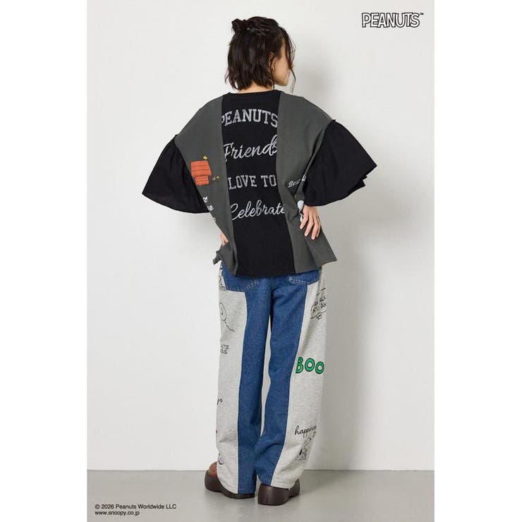 (PEANUTS)カスタムドッキングTシャツ | RODEO CROWNS WIDE BOWL | 詳細画像19 