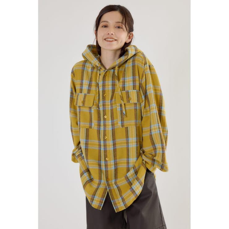 フードチェックシャツ[品番：BJLW0030930]｜RODEO CROWNS WIDE BOWL 