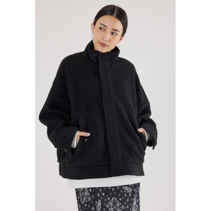 BLK | スライバービックブルゾン | RODEO CROWNS WIDE BOWL