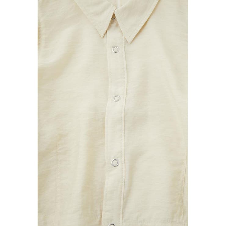 SHEER CROPPED シャツ | MOUSSY OUTLET | 詳細画像12