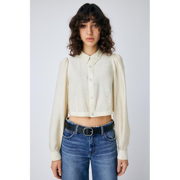 SHEER CROPPED シャツ | MOUSSY OUTLET | 詳細画像3