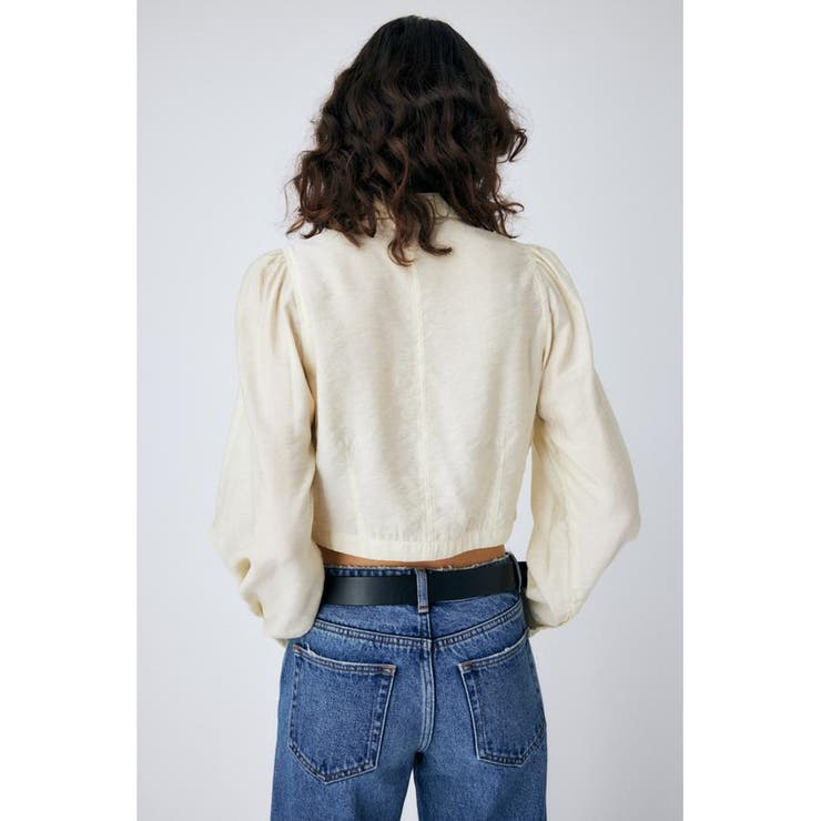 SHEER CROPPED シャツ | MOUSSY OUTLET | 詳細画像6