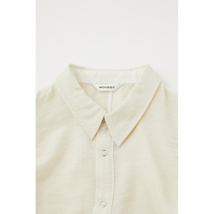 SHEER CROPPED シャツ | MOUSSY OUTLET | 詳細画像11