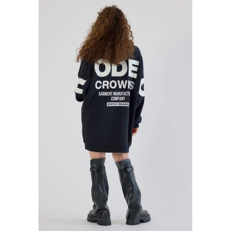 フェイクレザーパッチパーカーワンピース | RODEO CROWNS WIDE BOWL | 詳細画像5 