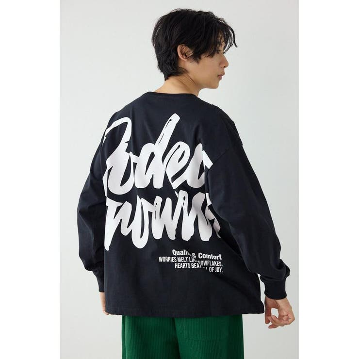ペイントロゴ長袖Tシャツ | RODEO CROWNS WIDE BOWL | 詳細画像8 