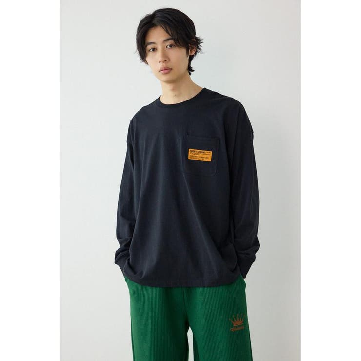 ペイントロゴ長袖Tシャツ | RODEO CROWNS WIDE BOWL | 詳細画像10 