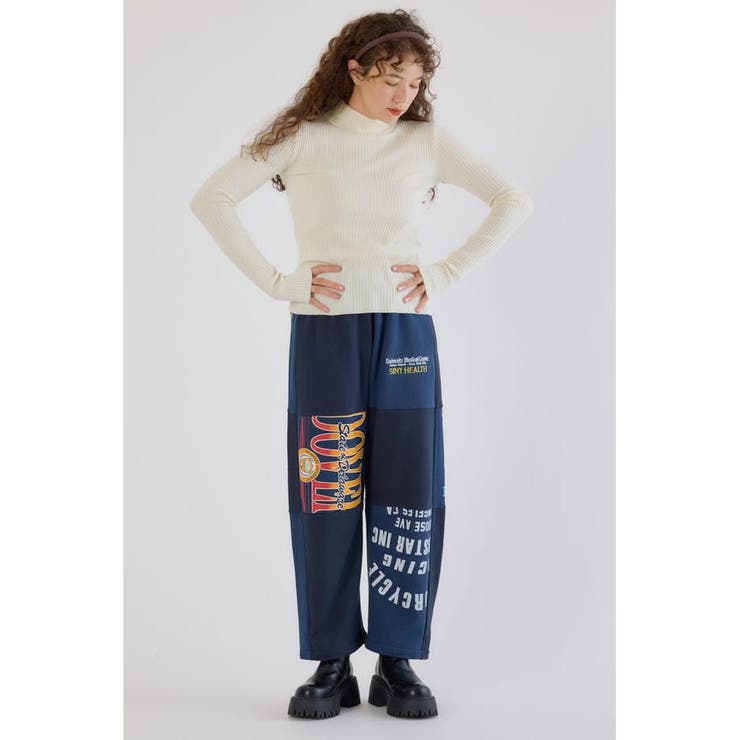 マルチボーダーニットトップス | RODEO CROWNS WIDE BOWL | 詳細画像6 