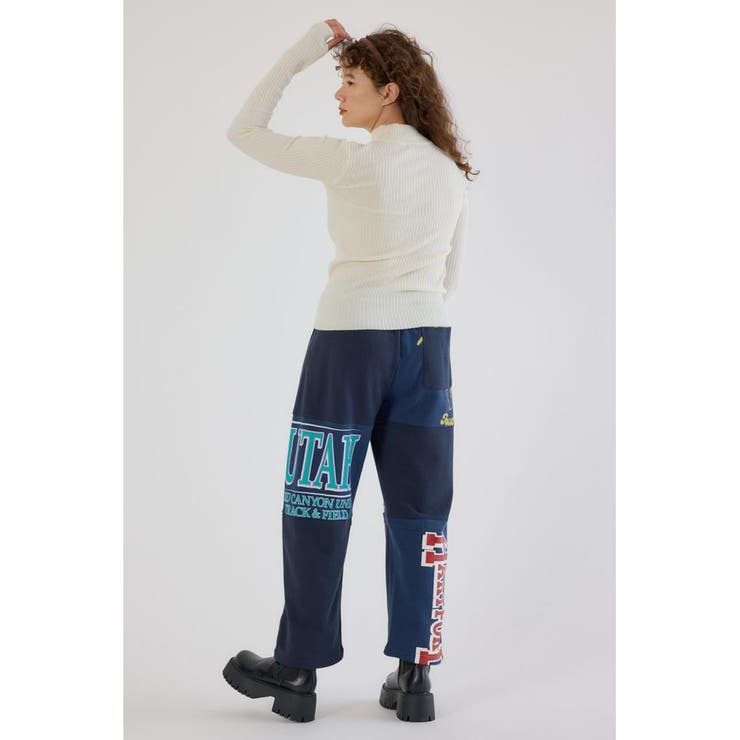 マルチボーダーニットトップス | RODEO CROWNS WIDE BOWL | 詳細画像7 