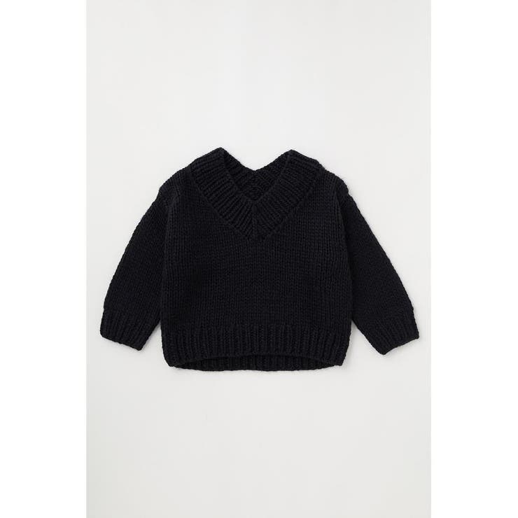 NVY | V NECK LOWGAGE ニット | MOUSSY OUTLET