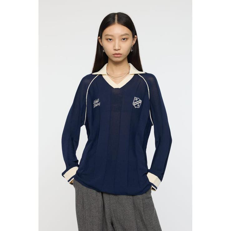D/NVY3 | KNIT GAME シャツ | MOUSSY OUTLET
