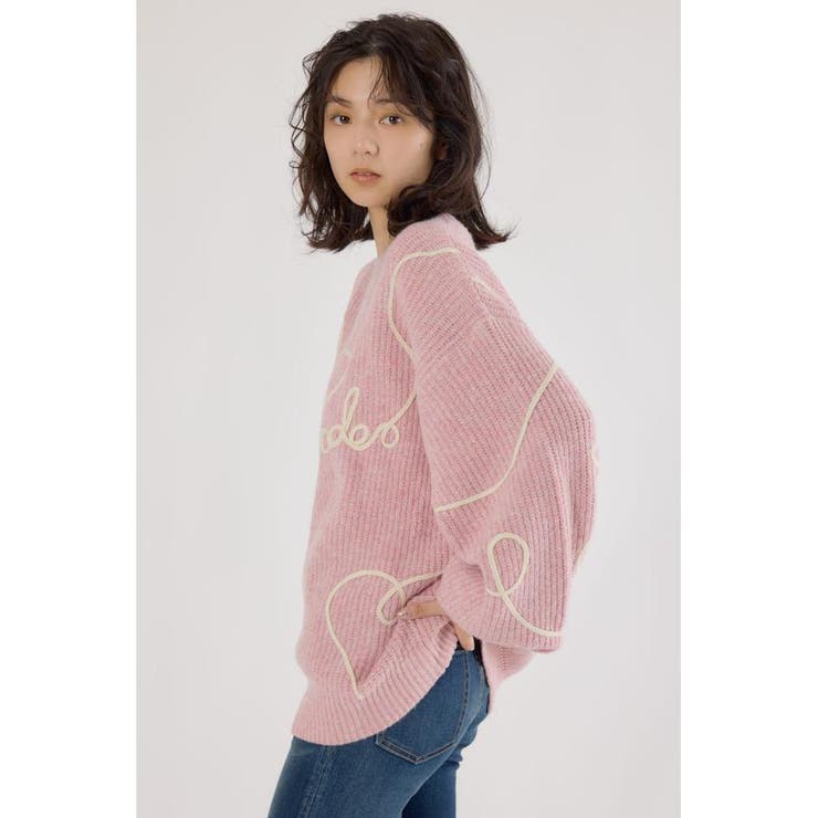 Embroideryラインロゴニットトップス | RODEO CROWNS WIDE BOWL | 詳細画像28 