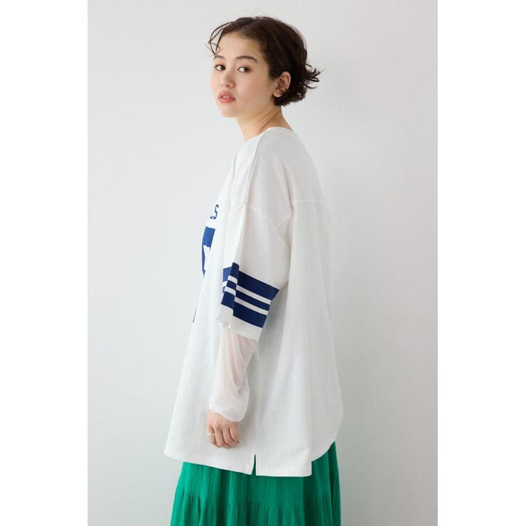 チュールレイヤードナンバートップス | RODEO CROWNS WIDE BOWL | 詳細画像2 