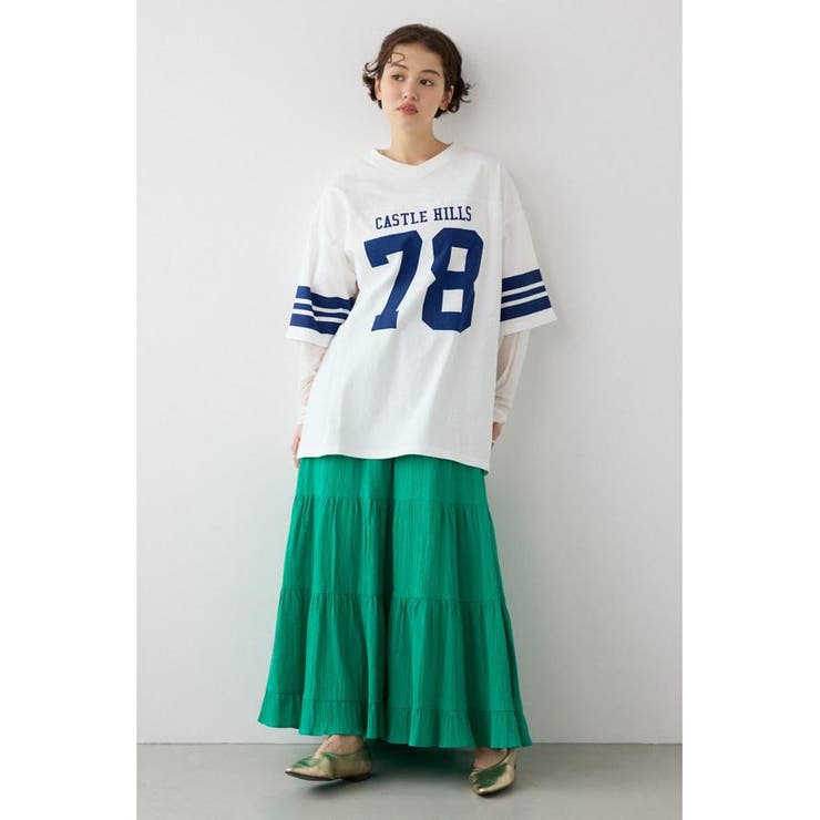 チュールレイヤードナンバートップス | RODEO CROWNS WIDE BOWL | 詳細画像5 