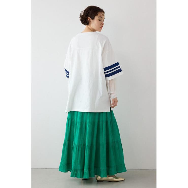 チュールレイヤードナンバートップス | RODEO CROWNS WIDE BOWL | 詳細画像6 