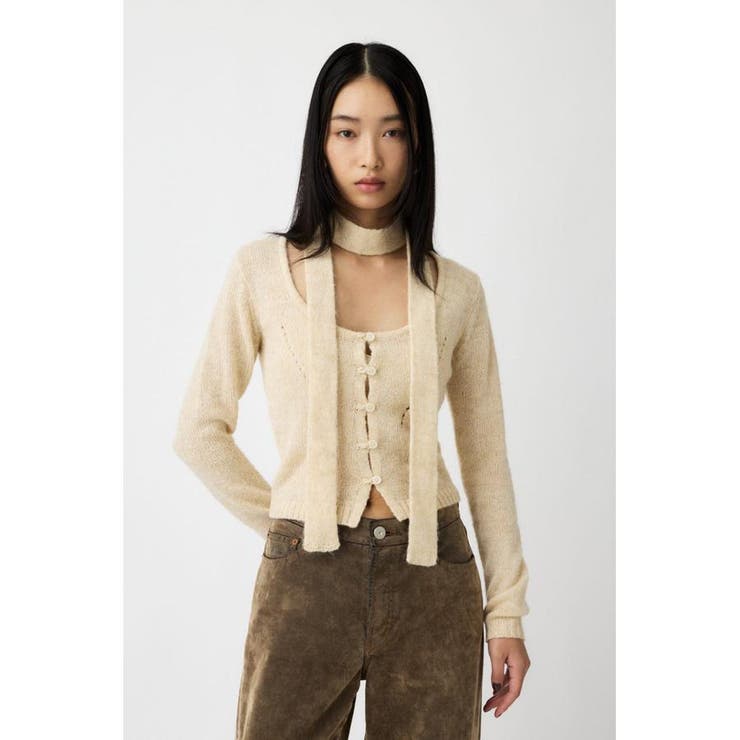 MIX YARN KNIT トップス | MOUSSY OUTLET | 詳細画像5 